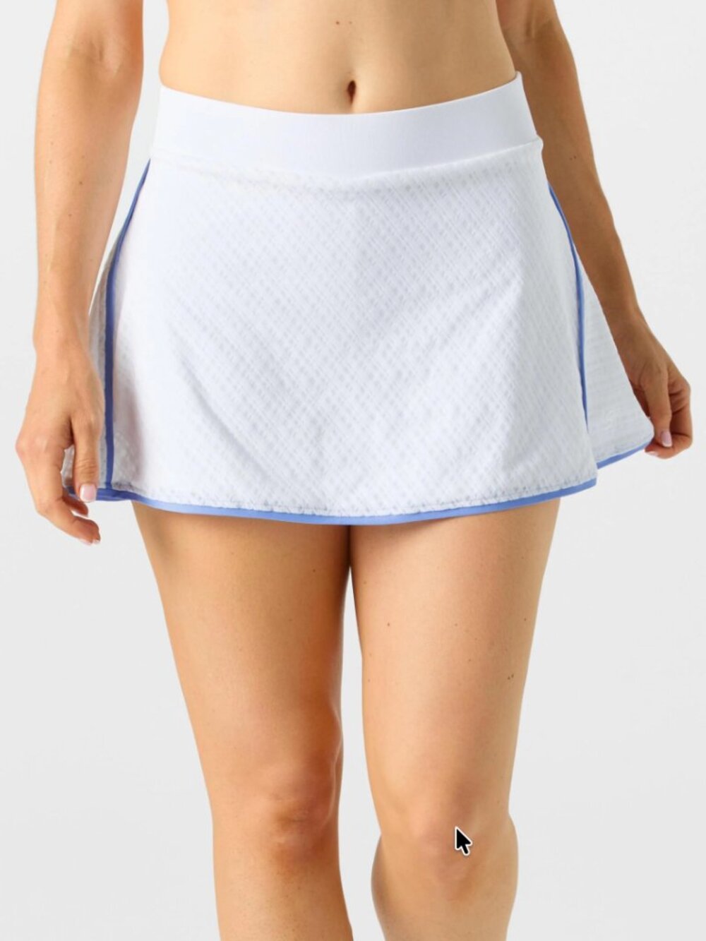Sofibella White "Spring Tide" Jacquard Tennis Skort 14" sz: XS